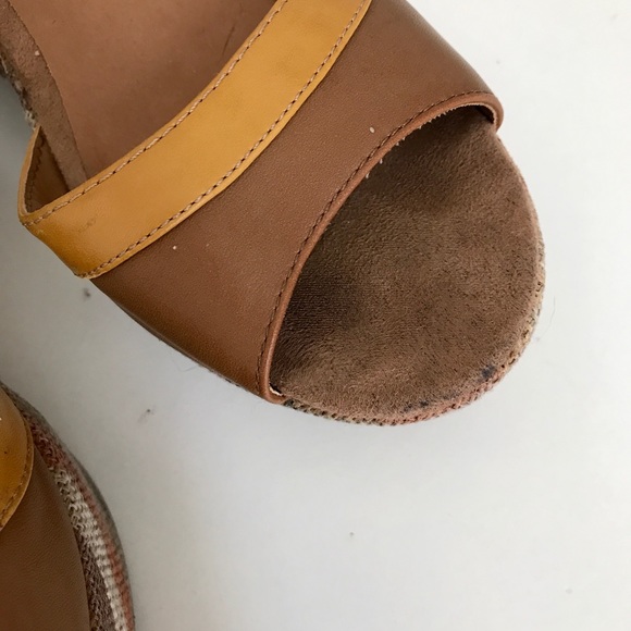 Fabric Wrapped Platform Wedges - Picture 5 of 13